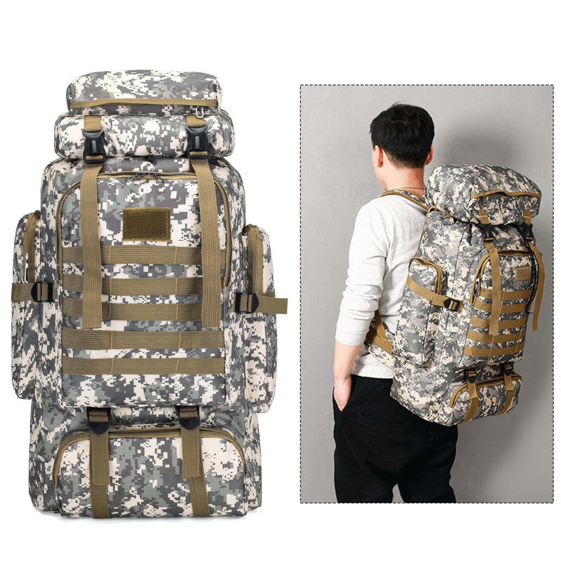 YFREAL 80L Hiking Camping Backpack,Hunting Backpack for Outdoor,Backpack Waterproof,Tactical Backpack for Men Women