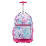 Travelers Club 18" Rolling Backpack with Shoulder Straps, Tye Dye | Backpacks4Less