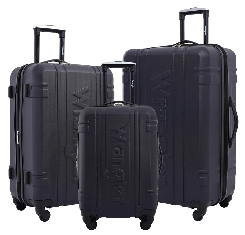 Wrangler 3 Piece Astral Travel Luggage Set, Dark Sapphire