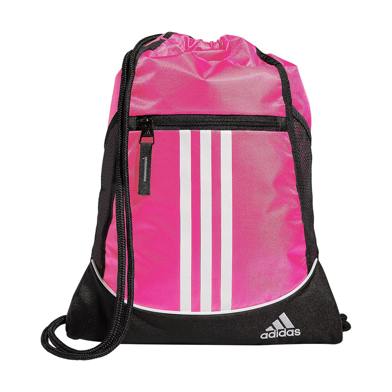 adidas Alliance Sackpack – Drawstring Backpack for Sports, Small Gym Bag