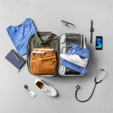 Knack Small Series 2 Laptop Backpack Fits up to 16 Inch Laptops - Knack Bags Carry-On Backpack, TSA Approved, Expandable Travel Backpacks With 2 Day Outfit Capacity, Berry Blue