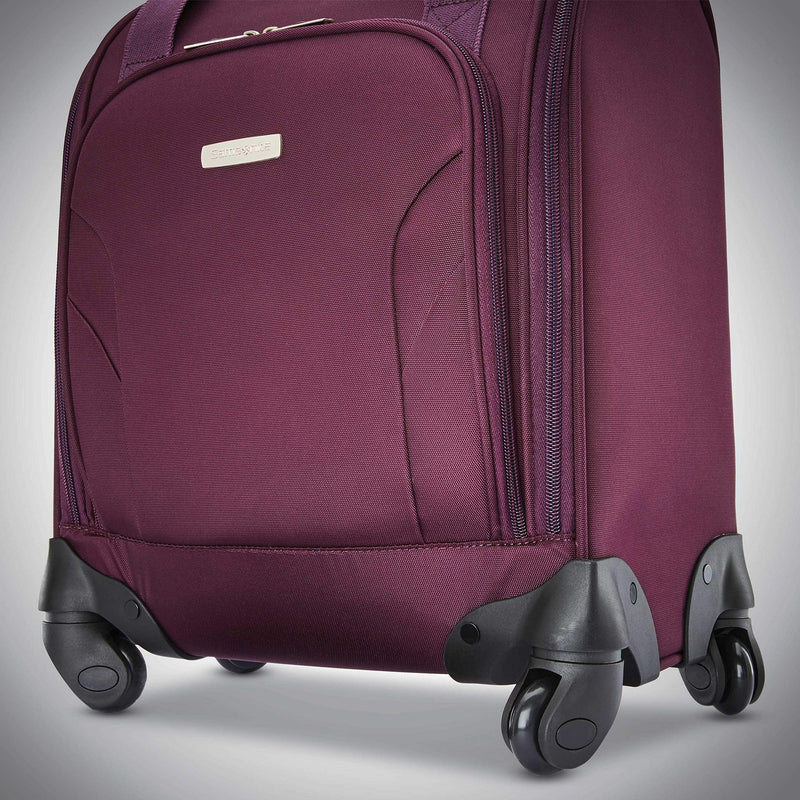Samsonite Underseat Carry-On Spinner With USB Port, Purple, One Size