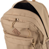 JanSport Main Campus FX Backpack - Travel or Work Bag w 15-Inch Laptop Pack with Leather Trim, Travertine