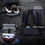 Athletico Basketball Bag - Large Basketball Backpack for Men & Women - Volleyball & Soccer (Black)