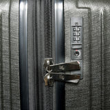 Olympia U.S.A. Sidewinder 25-Inch Luggage Expandable Lightweight Hardside Scratch Resistant Double 4 Wheel Spinner Suitcase with TSA Lock