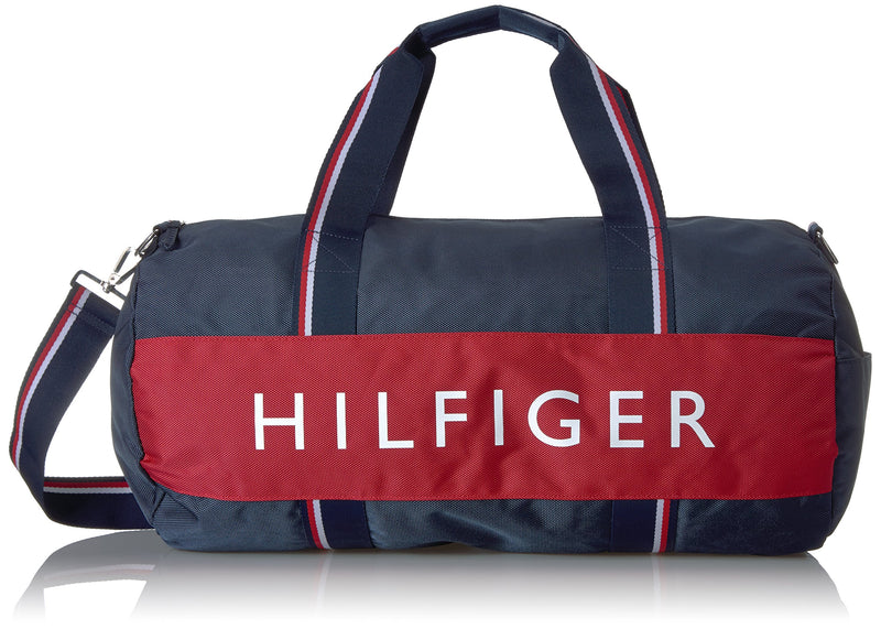 Tommy Hilfiger Men's Duffle Patriot Colorblock Duffel Bag, Core Navy, One Size US