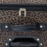Rockland Jungle Softside Upright Luggage Set, Leopard, 4-Piece Set (14/19/24/28)