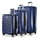 Ricardo Melrose Hardside 3-Piece Set with FREE Travel Kit (Prussian Blue)