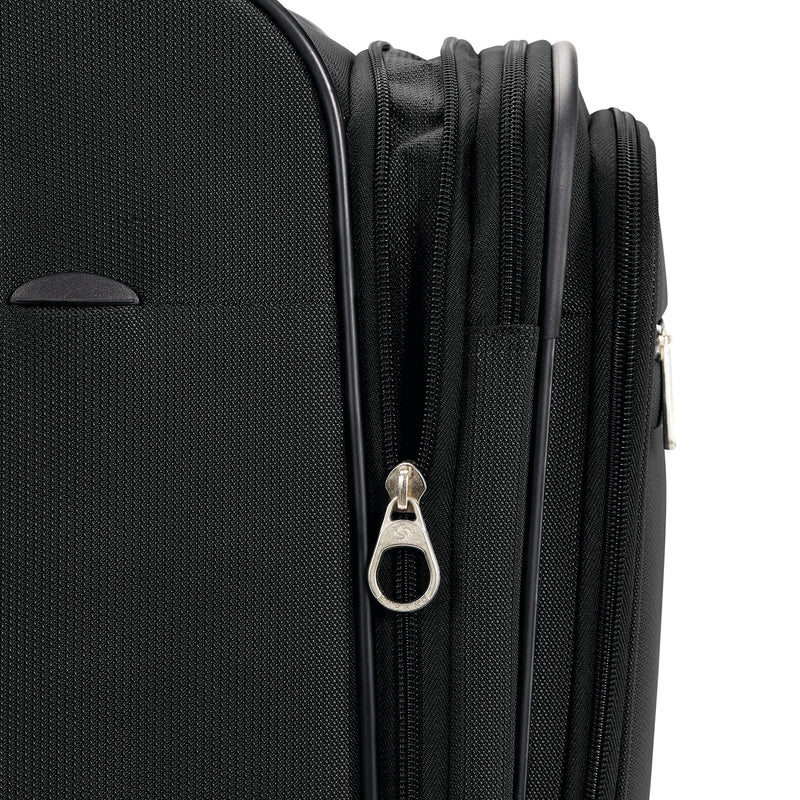 Samsonite Aspire DLX Softside Expandable Luggage with Spinner Wheels, Blue Depth, Carry-On 20-Inch
