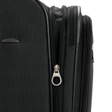 Samsonite Aspire DLX Softside Expandable Luggage with Spinner Wheels, Blue Depth, Carry-On 20-Inch