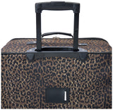 Rockland Jungle Softside Upright Luggage Set, Leopard, 4-Piece Set (14/19/24/28)