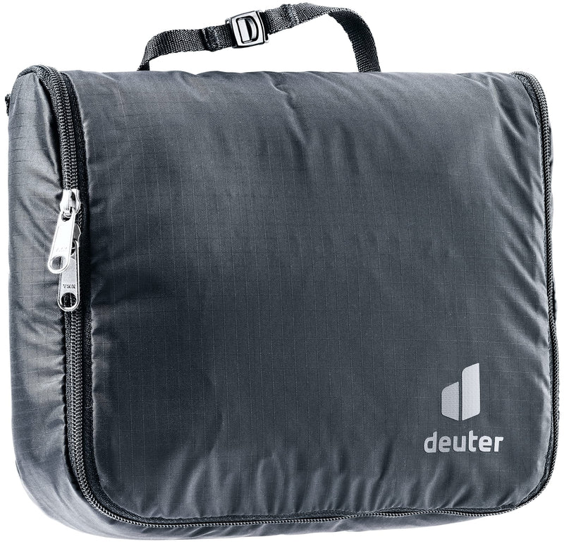Deuter Wash Center Lite I - Lightweight Hanging Toiletry Bag for Trekking and Travel - Black