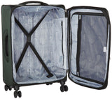 DELSEY PARIS Sky Max 2.0 Softside Expandable Luggage with Spinner Wheels, Green, Carry-on 21 Inch