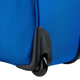 Jeep JS009D Two Wheel Rolling Travel Duffle Bag, Blue, 31 Inch