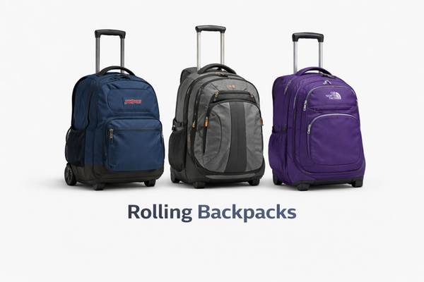 Rolling backpacks