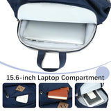 abshoo 32L Backpack for School College Bookbag Middle High School Backpacks Casual Daypack Travel Backpack (Navy)