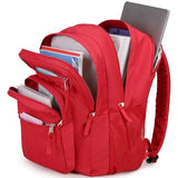 abshoo 34L Big School Backpack For College Women Girls Middle High School Teen Bookbag Travel Backpack Daypack (Red)