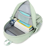 abshoo Big Student Laptop Backpack For College Women Middle High School Teen Girls Bookbag Travel Daypack (Olive Green)