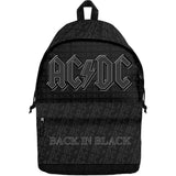 AC/DC Back In Black Backpack Daypack Bag
