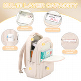 ADAISM Aesthetic Cute Backpack for School Kids Bookbags Student Backpacks for Teen Girls Preppy Casual Middle School Bag