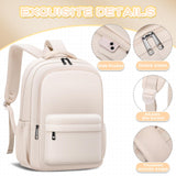 ADAISM Aesthetic Cute Backpack for School Kids Bookbags Student Backpacks for Teen Girls Preppy Casual Middle School Bag