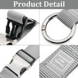 Add - A - Bag Luggage Strap Jacket Gripper, Luggage Straps Baggage Suitcase Belts Travel Accessories - Make Your Hands Free, Easy to Carry Your Extra Bags, (2X Grey)