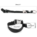 Add - A - Bag Luggage Strap Jacket Gripper, Luggage Straps Baggage Suitcase Belts Travel Accessories - Make Your Hands Free, Easy to Carry Your Extra Bags, (2X Grey)