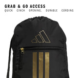 adidas Alliance Sackpack – Drawstring Backpack for Sports, Small Gym Bag
