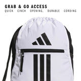 adidas Alliance Sackpack – Drawstring Backpack for Sports, Small Gym Bag