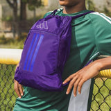 adidas Alliance Sackpack – Drawstring Backpack for Sports, Small Gym Bag