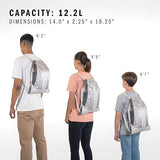 adidas Alliance Sackpack – Drawstring Backpack for Sports, Small Gym Bag, Sandy Pink/White/2, OSFA