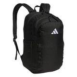 adidas Amplifier Backpack for Laptop, School and Gym, 28L, Black/White/Regular, OSFA | Backpacks4Less