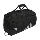 adidas Defender 5 Duffel Bag for Sports, Gym and Travel, Black/Silver Metallic, OSFA