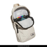 adidas Essentials Sling Small Crossbody Bag for Women and Men (5L), Bos Mini Monogram Wonder Beige/Black/2.0, One Size