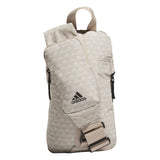 adidas Essentials Sling Small Crossbody Bag for Women and Men (5L), Bos Mini Monogram Wonder Beige/Black/2.0, One Size