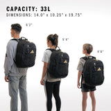 adidas Excel Backpack for Men & Women – Durable Large Athletic Laptop Bag