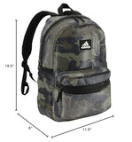 adidas Hermosa Mesh See-Through Backpack – Festival Concert Stadium Beach Bag, 29L