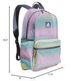 adidas Hermosa Mesh See-Through Backpack – Festival Concert Stadium Beach Bag, 29L