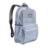 adidas Hermosa Mesh See-Through Backpack – Festival Concert Stadium Beach Bag, 29L, Blue Dawn/Onix Grey/2, OSFA