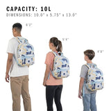 adidas Kids Gotta-Have-It Mini Backpack – School Bag for Girls and Boys, 10L, Big Floral Ice Blue/Ice Blue, OSFA