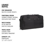 adidas Lounge Duffel, Carbon Grey, One Size