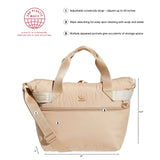 adidas Originals Puffer Shopper Tote Bag, Magic Beige, One Size