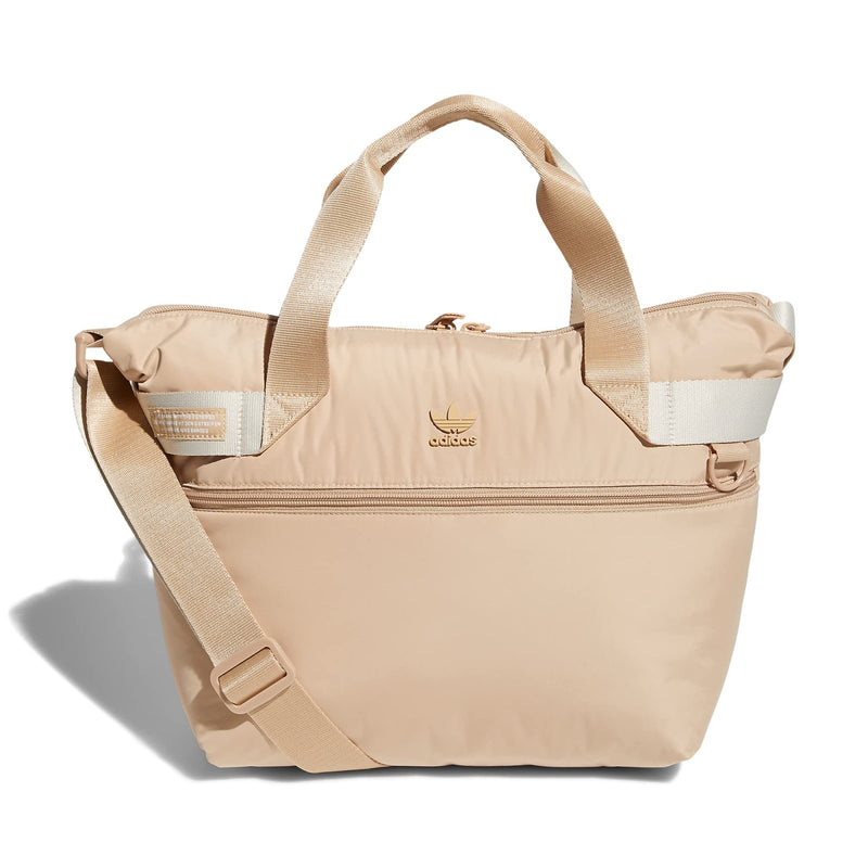 adidas Originals Puffer Shopper Tote Bag, Magic Beige, One Size