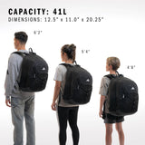 adidas Prime Backpack for Work, Travel Bag for Women and Men with Padded Compartment for Laptop