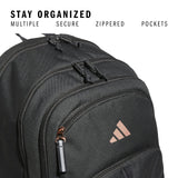 adidas Prime Backpack for Work, Travel Bag for Women and Men with Padded Compartment for Laptop