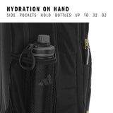 adidas Primetime Large Backpack for women and men, big bag with laptop sleeve