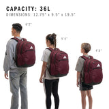 adidas Striker 3 Team Sports Backpack – Daypack for Sports Gym Travel, 36L, Maroon, OSFA