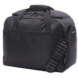Aerolite AA & Delta Maximum Size Travel Duffel Bag | Lightweight Personal Item Bag 18”x14”x9” | Foldable Under Seat Cabin Bag | 37L Eco - Friendly Carry - On Duffel bag – Black Shoulder Bag