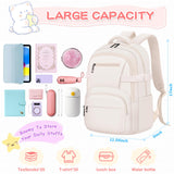 AFGWK Cute Backpack for School Girls Kids Aesthetic School Bag Backpack for Women Travel Laptop Child Bookbags