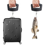 AFUNTA 50Kg 10g Luggage Weight Scale, LCD Luggage Scale Travel Digital, Fish Scale, Home Electronic Portable Hanging Weight Hook Travel Luggage Scale